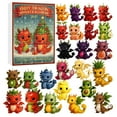 thumbnail image 1 of Hometravel 2025 Fruit Advent Calendar, Daily Surprise Countdown to Christmas, Themed Seasonal Display for Holiday Celebration, Home Decoration, 1 of 4