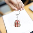 thumbnail image 1 of Hometravel 2D Flat Nurse Uniform Keychain, Acrylic Car Pendant Accessory, Christmas Tree Decoration Ornament, Themed Jewelry Gift for Medical Professionals, 1 of 6
