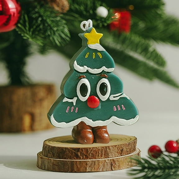 Hometravel 5 Pack Christmas Tree, Scented Candles Decorations, Holiday Accessories with Festive Fragrance