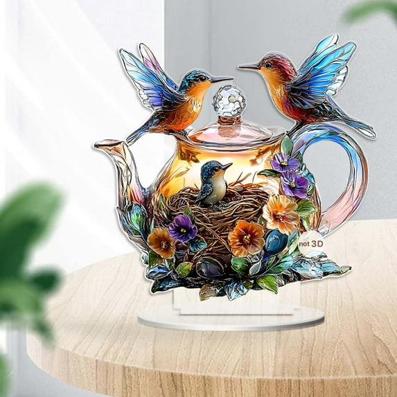 Hometravel Acrylic Desktop Decorations, Modern Home Party Display Pieces, Contemporary Tabletop Accents for Living Room, Office, Special Event Decor