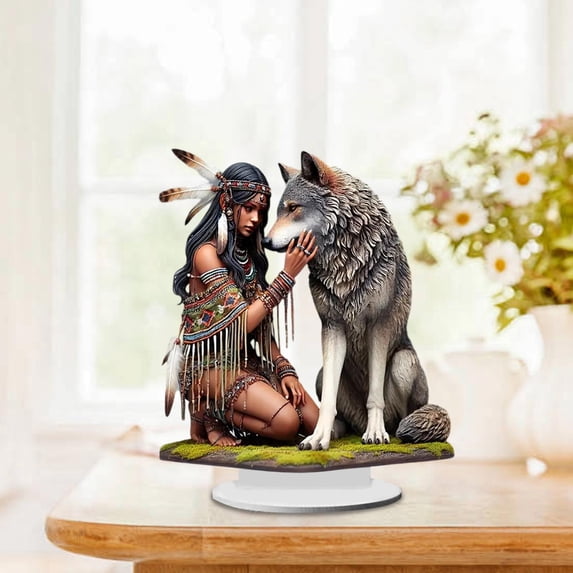 Hometravel Acrylic Tabletop Display Piece, Crafted Standing Ornament for Home Decor, Versatile Decorative Item for Room and Tabletop Arrangements