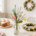 thumbnail image 1 of Hometravel Artificial Easter Egg Branch, Lifelike Berry and Egg Stems, Realistic Floral Pick for DIY Bouquets, Home Decor, 1 of 6