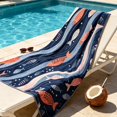 thumbnail image 1 of Hometravel Beach Towel Bag 2 in 1, Sand Resistant Microfiber Wearable Blanket Backpack, Quick Dry Towel Backpack for Camping Travel Swim, 1 of 9