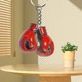 thumbnail image 1 of Hometravel Boxing Gloves Design Acrylic Keychain, Flat 2D Shape Decorative Key Ring, Sport Themed Accessory for Keys, Bag, Gift, Enthusiast Collectible, 1 of 7
