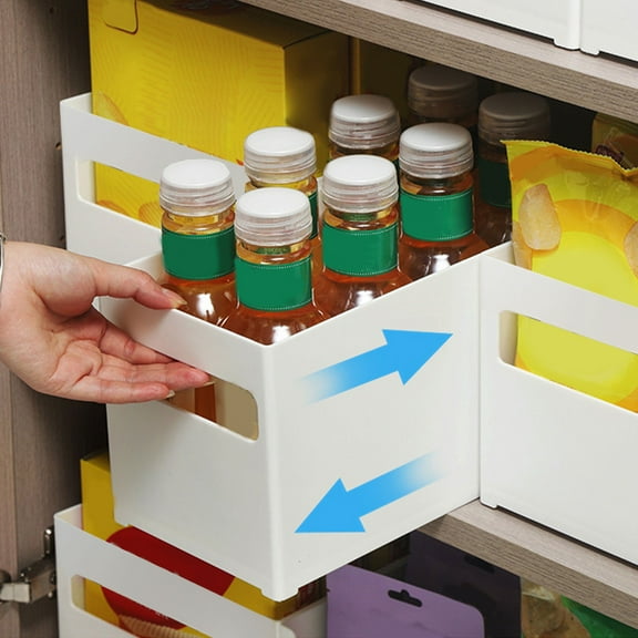 Hometravel Cabinet Organization Storage Basket, Versatile Drawer Organizer Solution, Practical Container for Kitchen Bathroom and Pantry