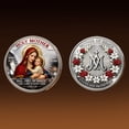 thumbnail image 1 of Hometravel Catholic Holy Coin, Resurrection of Christ Commemorative Metal Coin in Gold Tone, Religious Keepsake for Collection, Gift, and Spiritual Display, 1 of 2