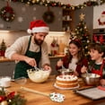 thumbnail image 1 of Hometravel Christmas Baking Tools Series, High Temperature Resistant Silicone Kitchen Utensils, Baking Supplies Set with Gloves Rolling Pins Scrapers, 1 of 6