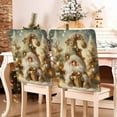 thumbnail image 1 of Hometravel Christmas Chair Back Covers, 3D Style Dining Room Chair Decor, Festive Themed Seat Covers for, 1 of 6