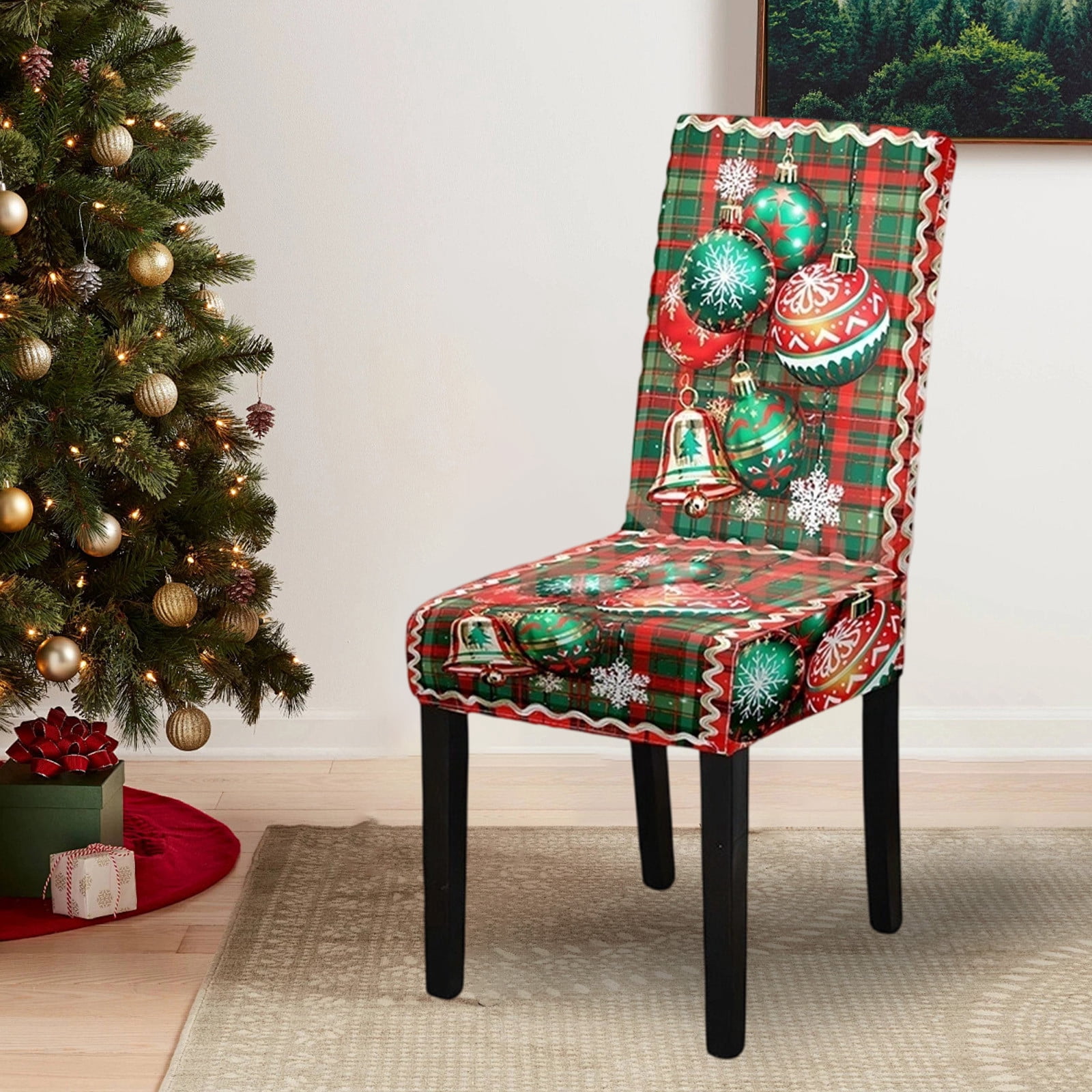 Elegant Christmas Chair Covers