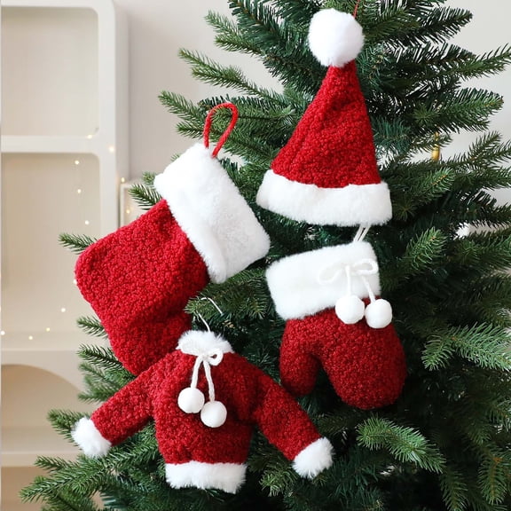 Hometravel Christmas Clothing Set, Holiday Theme Apparel Collection with Accessories, Seasonal Wear for Festive Celebration and Decor