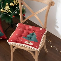 Hometravel Christmas Cushions for Sofa, Office Chair Breathable Design, Long Sitting Support with Festive Patterns