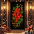thumbnail image 1 of Hometravel Christmas Door Curtain Decor, Holiday Scene Background Door Cover, Festive Entryway Decorations for Home, Party Settings, 1 of 6