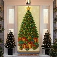 thumbnail image 1 of Hometravel Christmas Door Curtain Decor, Holiday Scene Background Entrance Cover, Seasonal Display Piece for Home, Party, Festive Atmosphere, 1 of 5