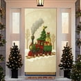thumbnail image 1 of Hometravel Christmas Door Curtain Decor, Holiday Scene Background Entrance Cover, Seasonal Display Piece for Home, Party, Festive Atmosphere, 1 of 5