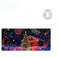 thumbnail image 1 of Hometravel Christmas Fluorescent Garage Door Cover, UV Reactive Holiday Background Banner, Bright Outdoor Decoration for Seasonal Display, 1 of 2