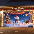 thumbnail image 1 of Hometravel Christmas Garage Door Cover, 2025 Large Holiday Banner Decor, Hanging Photography Background for Outdoor Display, 1 of 1