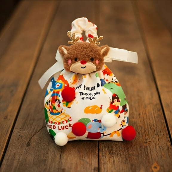 Hometravel Christmas Gift Bags, Holiday Present Packaging Bags with Seasonal Design, Party Favor Bags for Gift Giving, Christmas Party, Events