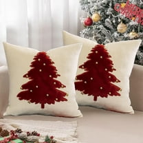 Hometravel Christmas Pillow Cover, Holiday Themed Print for Sofa, Winter Decorative Case for Throw Pillow, Festive Home Textile Accent
