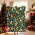 thumbnail image 1 of Hometravel Christmas Themed Blanket, 100x75cm Sofa Throw with Holiday Patterns, Festive Home Decor for Living Room, Bed, Seasonal Comfort and Warmth, 1 of 6