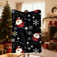 thumbnail image 1 of Hometravel Christmas Themed Blanket, 100x75cm Sofa Throw with Holiday Patterns, Festive Home Decor for Living Room, Bed, Seasonal Comfort and Warmth, 1 of 6