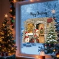 thumbnail image 1 of Hometravel Christmas Window Decoration Stickers, Removable Holiday Themed Window Clings, Festive Seasonal Decor for Glass, Mirrors, Home and Office Display, 1 of 6