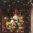thumbnail image 1 of Hometravel Christmas Window Decoration Stickers, Removable Holiday Themed Window Clings, Festive Seasonal Decor for Glass, Mirrors, Home and Office Display, 1 of 6