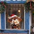 thumbnail image 1 of Hometravel Christmas Window Decorations, Cute Animal Theme Window Display, Festive Window Stickers and Decor for Seasonal Storefronts, Home, 1 of 7