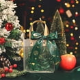 thumbnail image 1 of Hometravel Clear Christmas Hand Carry Bags, Transparent Holiday Gift Packaging, Seasonal Present Carrying Cases for Christmas Eve, Party Favors, Celebration Events, 1 of 6