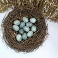 thumbnail image 1 of Hometravel Crystal Mini Easter Eggs, 20mm Agate Stone Bird Egg Decorations, Set of 10 Natural Looking Gemstone Eggs for Bowl, Tiered Tray, Spring Display, 1 of 2