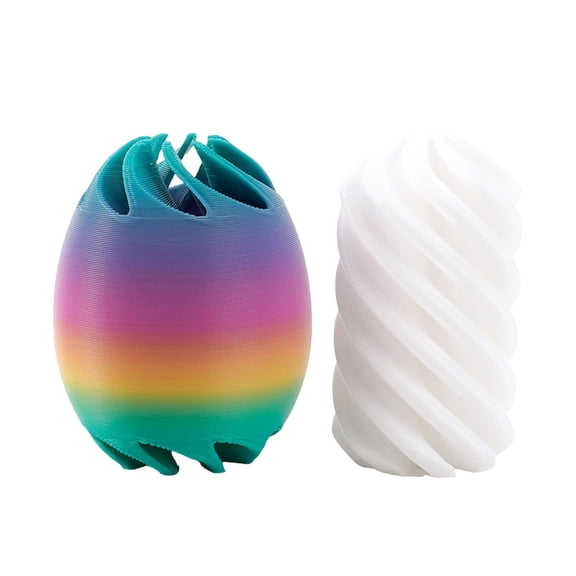 Hometravel Decompression Egg Spinning Toy, Easter Egg Music Spinner Toy for Kids, 3D Printed Rotating Egg Crafts Ornament for Holiday