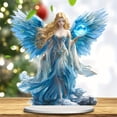 thumbnail image 1 of Hometravel Decorative Desktop Ornament, 2D Angel Design Office Decor, Creative Desk Accessory for Workstation, Personal Space, 1 of 9