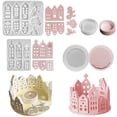 thumbnail image 1 of Hometravel Easter Silicone Mould, Whole Family Aromatherapy Candle and Craft Mold, Heart House Design Mold for DIY Projects, 1 of 3