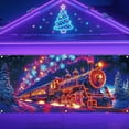 thumbnail image 1 of Hometravel Extra Large Christmas Garage Door Banner, Oversized Holiday Background Cloth Decor, Big Seasonal Display Banner for Garage Front, Party Background, Wall, 1 of 3