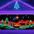 thumbnail image 1 of Hometravel Extra Large Christmas Garage Door Banner, Oversized Holiday Background Cloth Decor, Big Seasonal Display Banner for Garage Front, Party Background, Wall, 1 of 3