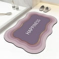 thumbnail image 1 of Hometravel Fast Drying Diatomite Bath Mat, Highly Absorbent Stone Floor Mat for Bathroom, Moisture Resistant Toilet Mat for Shower Area, Natural Bathroom Rug for Front of Tub and Sink, 1 of 6