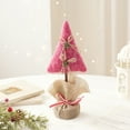 thumbnail image 1 of Hometravel Felt Christmas Tree Tablecloth, Bells Bow Decorative Table Cover, Holiday Scene Setup Decor for Mantle Shelf Display, 1 of 6