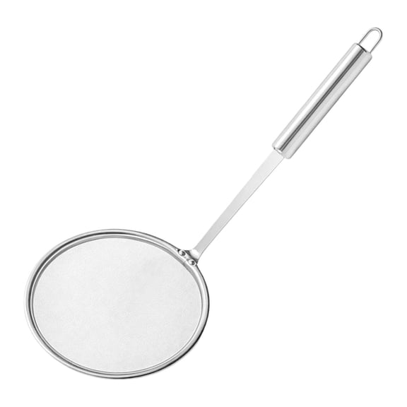 Hometravel Fine Mesh Strainer Spoon, Extra Fine Stainless Steel Skimmer Ladle, Slotted Metal Cooking Utensil for Frying Skimming Frying Pan Sauce