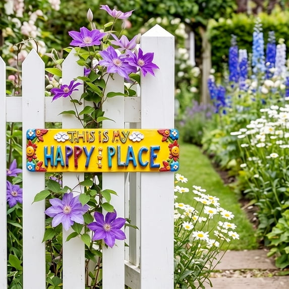 Hometravel Funny Welcome Signs Decorative Wall Plaques, 3 Styles Rustic Hanging Signs, Farmhouse Decor for Home, Garden, Front Door, Yard