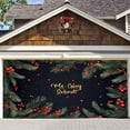 thumbnail image 1 of Hometravel Holiday Garage Door Banner, Oversized Outdoor Party Decor, Festive Fabric Hanging Background for Yard Display, 1 of 6