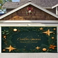 thumbnail image 1 of Hometravel Holiday Garage Door Banner, Oversized Outdoor Party Decor, Festive Fabric Hanging Background for Yard Display, 1 of 6
