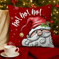 thumbnail image 1 of Hometravel Holiday Pillow Cover, Short Plush Cushion Protector, Christmas Themed Design for Sofa and Chair Decoration, 1 of 5