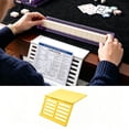 thumbnail image 1 of Hometravel Mahjong Card Foldable Under-Mat Slide-in Stand, Slide-In Tile Rack for American Mahjong, Portable Tabletop Game Organizer for Cards, Tiles, 1 of 5
