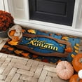 thumbnail image 1 of Hometravel Maple Leaf Welcome Doormat, 40x60cm Non-Slip Floor Mat for Thanksgiving, Autumn Themed Entryway Rug for Home, Porch, Halloween Decor, 1 of 6