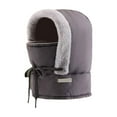 thumbnail image 1 of Hometravel Men and Women Thermal Hat, Thick Fleece Lined Beanie with Attached Face Mask, Cold Weather Warm Headwear for Outdoor Activities, Winter Use, 1 of 4