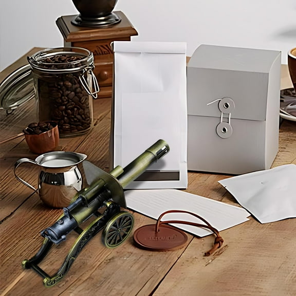 Hometravel Metal Cannon Model Ornament, Alloy Wheeled Historical Replica Decor, Detailed Desktop Display Piece for Home, Office, Shelf, Collector's Item