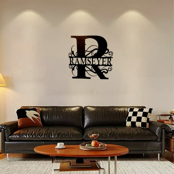 Hometravel Metal Wall Letters, Iron Art Alphabet Decor Craft Set, Industrial Style Metal Letter Art for Home Wall Decor, Office Display