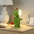 thumbnail image 1 of Hometravel Mini Cute Dinosaur Night Light, Portable Pet Design Desk Lamp with Battery, Gentle Glow Ambient Light for Table and Shelf, Adorable Decorative Light for Room and Office, 1 of 5
