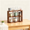 thumbnail image 1 of Hometravel Multi-Layer Cup Holder, Six-Grid Desktop Organizer Rack, Space Saving Storage Shelf for Mugs, Cups, Office, Kitchen Supplies, 1 of 6
