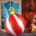 thumbnail image 1 of Hometravel Outdoor Christmas Ball Decoration, 60cm Inflatable PVC Sphere, Large Tree Ornament for Garden Patio and Yard Seasonal Display, 1 of 7
