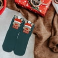 thumbnail image 1 of Hometravel Pair of Christmas Socks, Cute Cartoon Design Mid-Crew Socks, Holiday Themed Socks for Autumn Winter Warmth, Festive Footwear for Cold Weather, 1 of 6